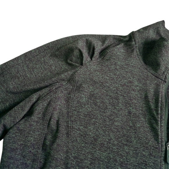 Lululemon Olive Green Extra Mile 1/2 Zip Women's Pullover Top 8 - Picture 5 of 7